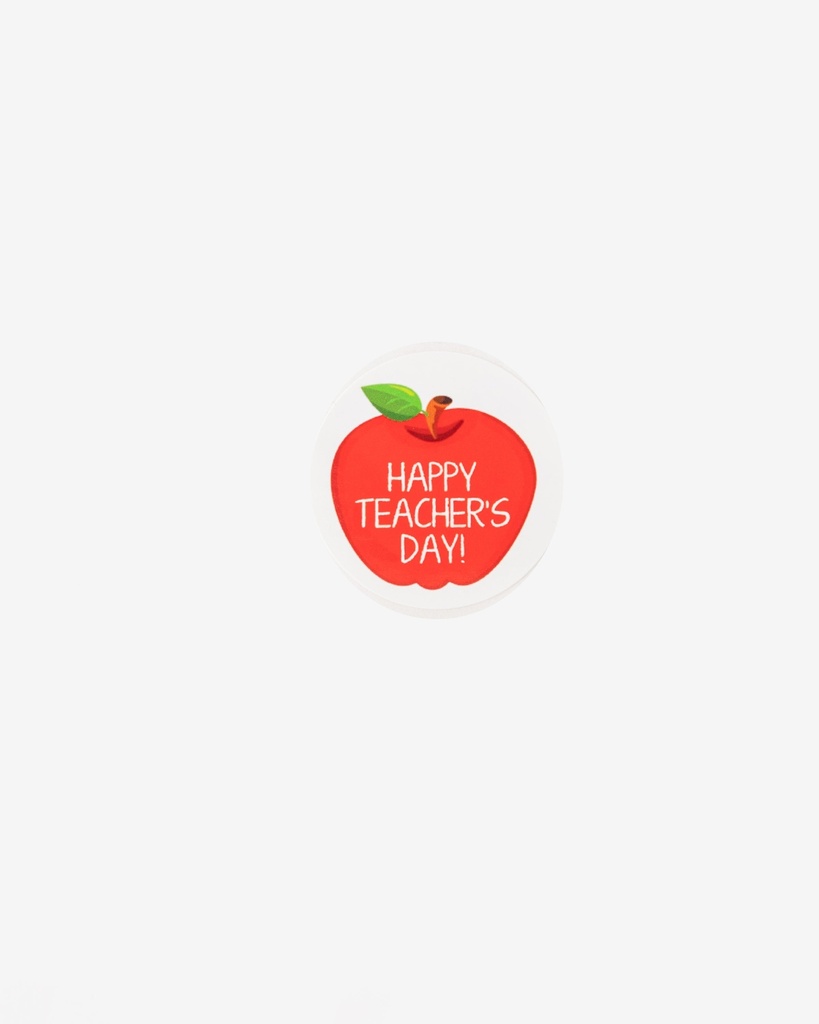 Happy Teacher Day Gift Seal