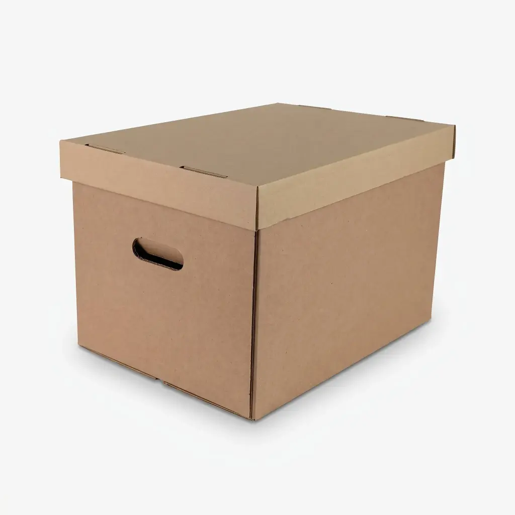 Archive Carton w/Detachable Cover
