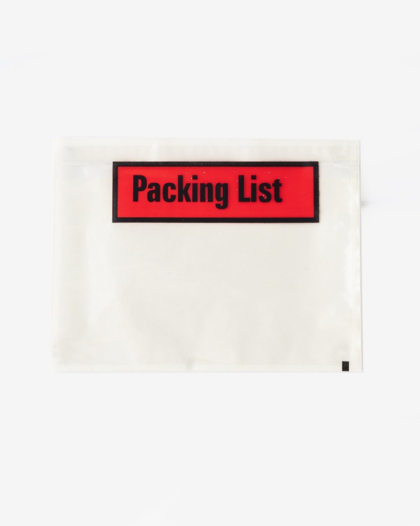 Packing List With Print