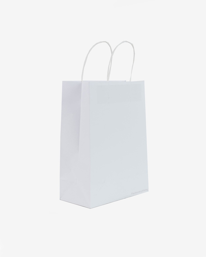 White Kraft Paper Bag, Food (7) - Fits 2 Cup Holder