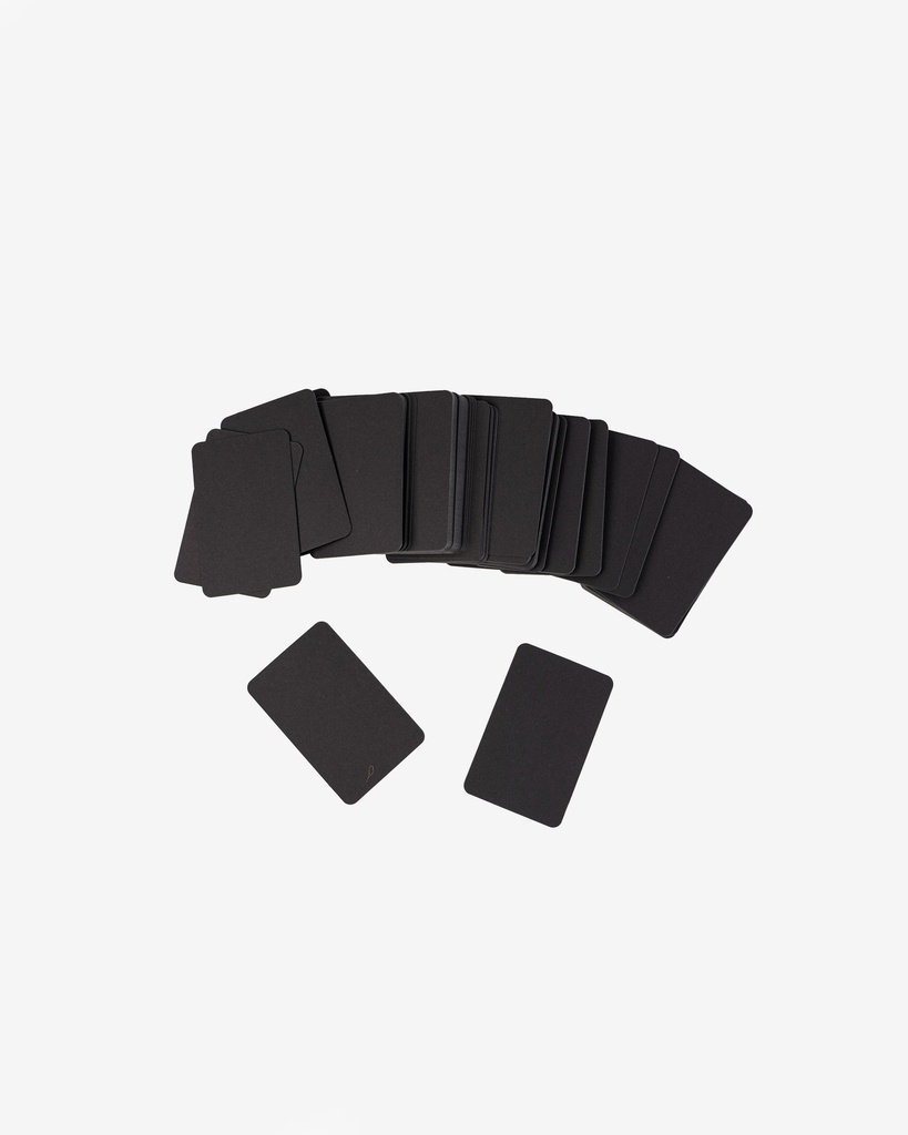Black Name Card
