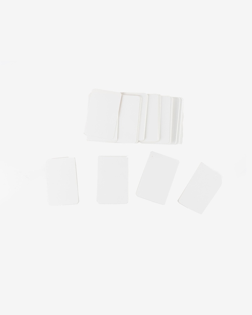White Name Card
