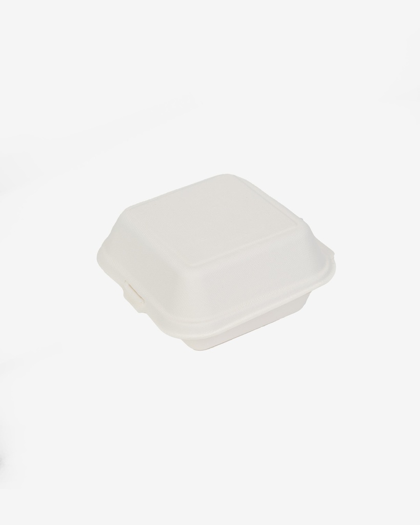 Hamburger Box Sugar Cane 50 pcs/pack