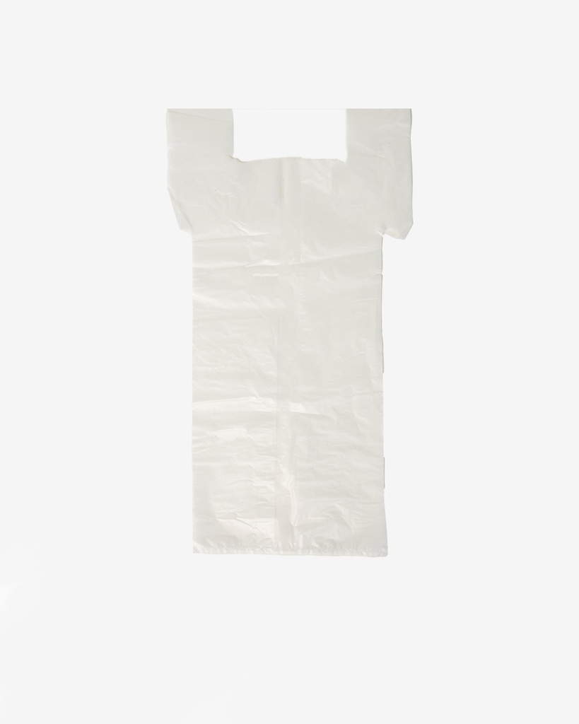 Frosted White Loop Pizza / Cake Plastic Bag with Handle