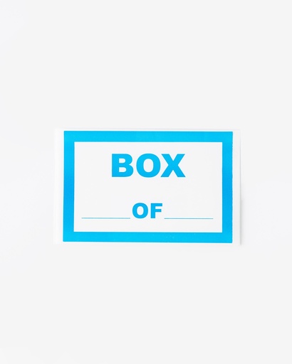 Numbering Box Labels