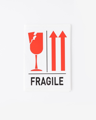 [LFUGP20] Fragile + Upright + Glass Label