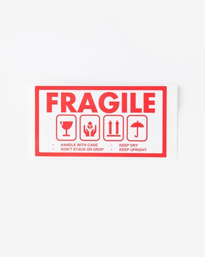 [LFSP20] Fragile Label with Symbols 20pcs/pack