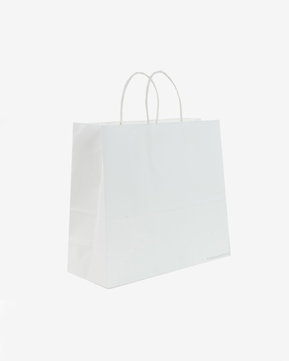 [FKPW3212] White Kraft Paper Bag, Food (4)