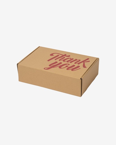 [CTNPM4226P] Mailing Box, Red Thank You