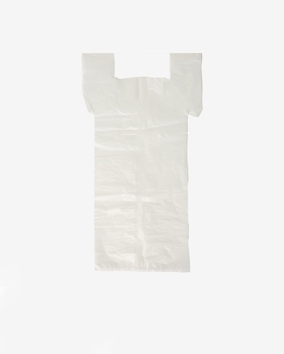 [LPBPDP50] Frosted White Loop Pizza / Cake Plastic Bag with Handle